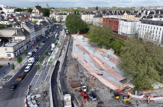 Chantier Rue D'Auge Caen